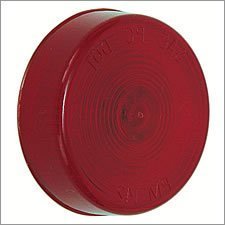 2.5IN ROUND RED PC-RATED CLEARANCE AND SIDE MARKER LIGHT