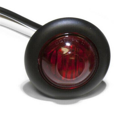 3/4IN RED PC RATED CLEARANCE/SIDE MARKER. BLUNT CUT WIRES
