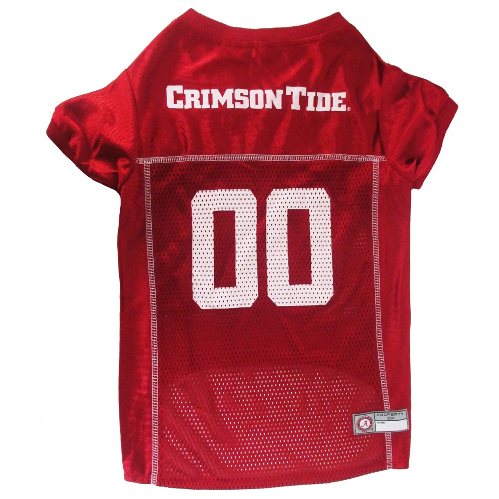 Alabama Crimson Tide Dog Jersey - XS