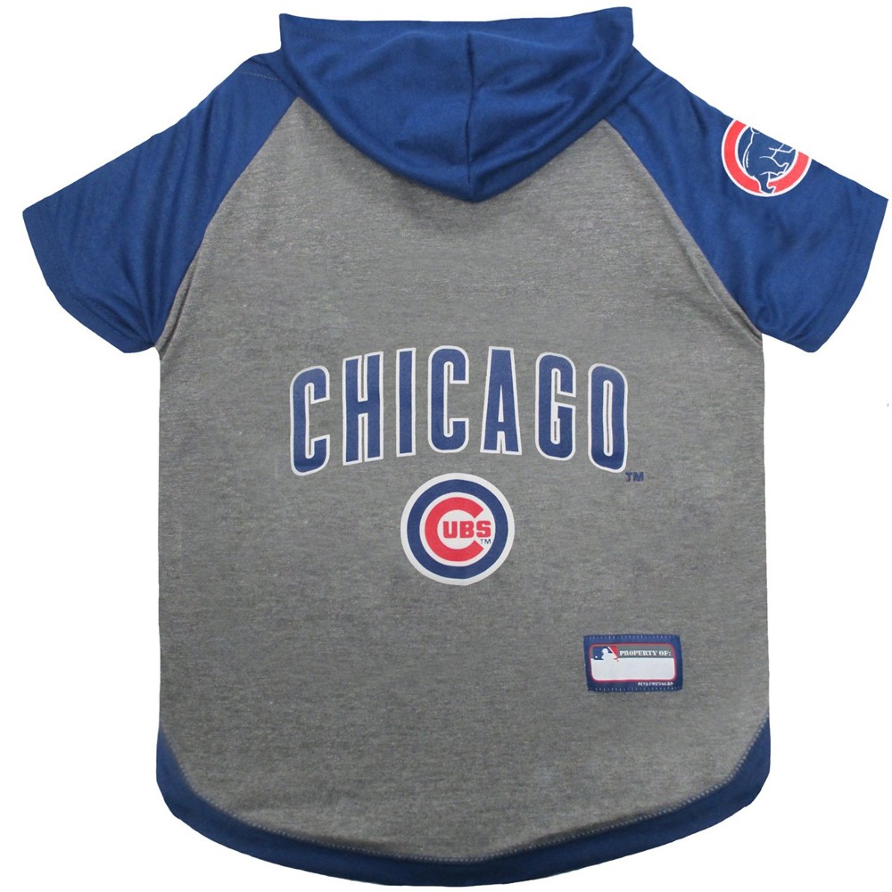 Chicago Cubs Dog Hoody - Small
