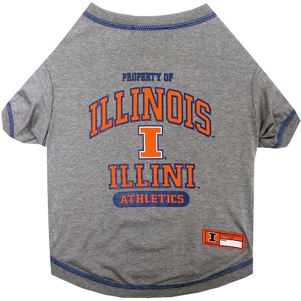 Illinois Dog Tee Shirt - Medium