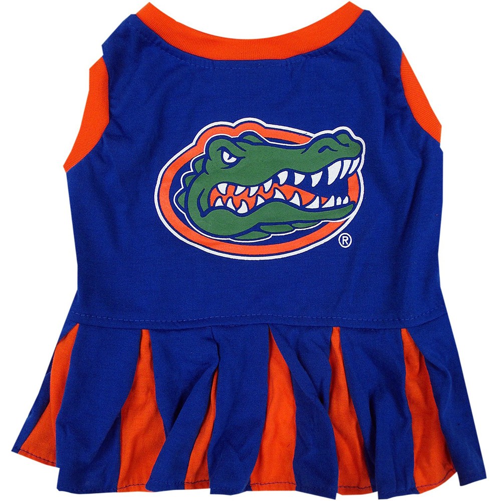 Florida Gators Cheerleader Dog Dress - Small