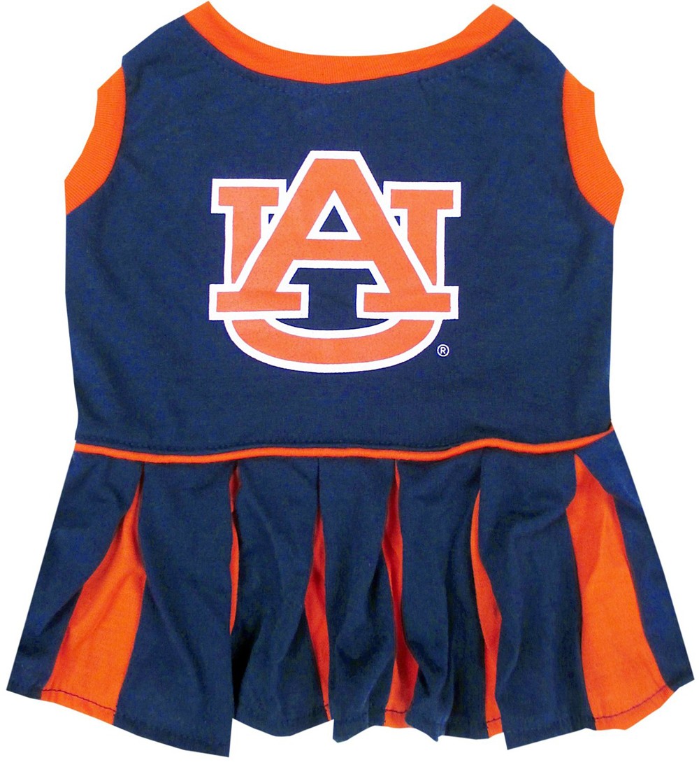 Auburn Cheerleader Dog Dress - Xtra Small