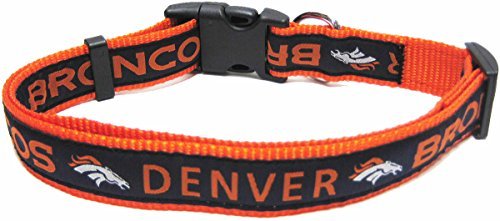 Denver Broncos Dog Collar - Ribbon