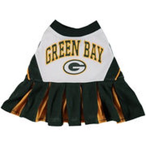 Green Bay Packers Cheerleader Dog Dress