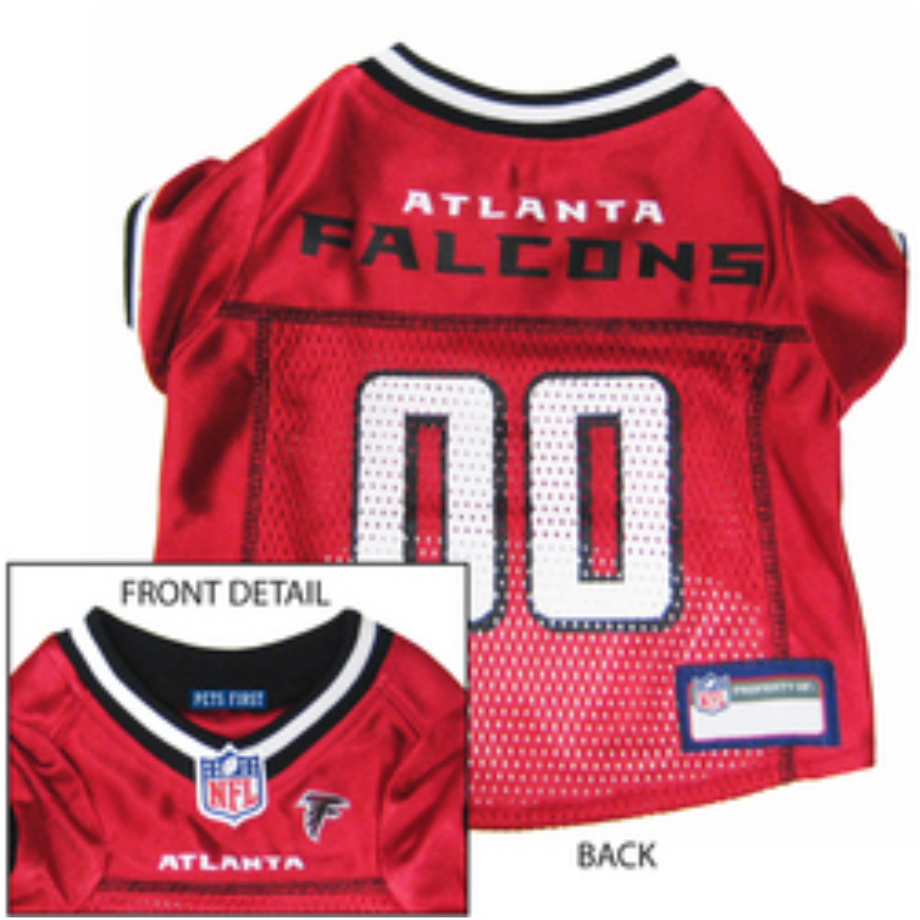 Atlanta Falcons Dog Jersey - Black