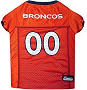 Denver Broncos Dog Jersey - Orange