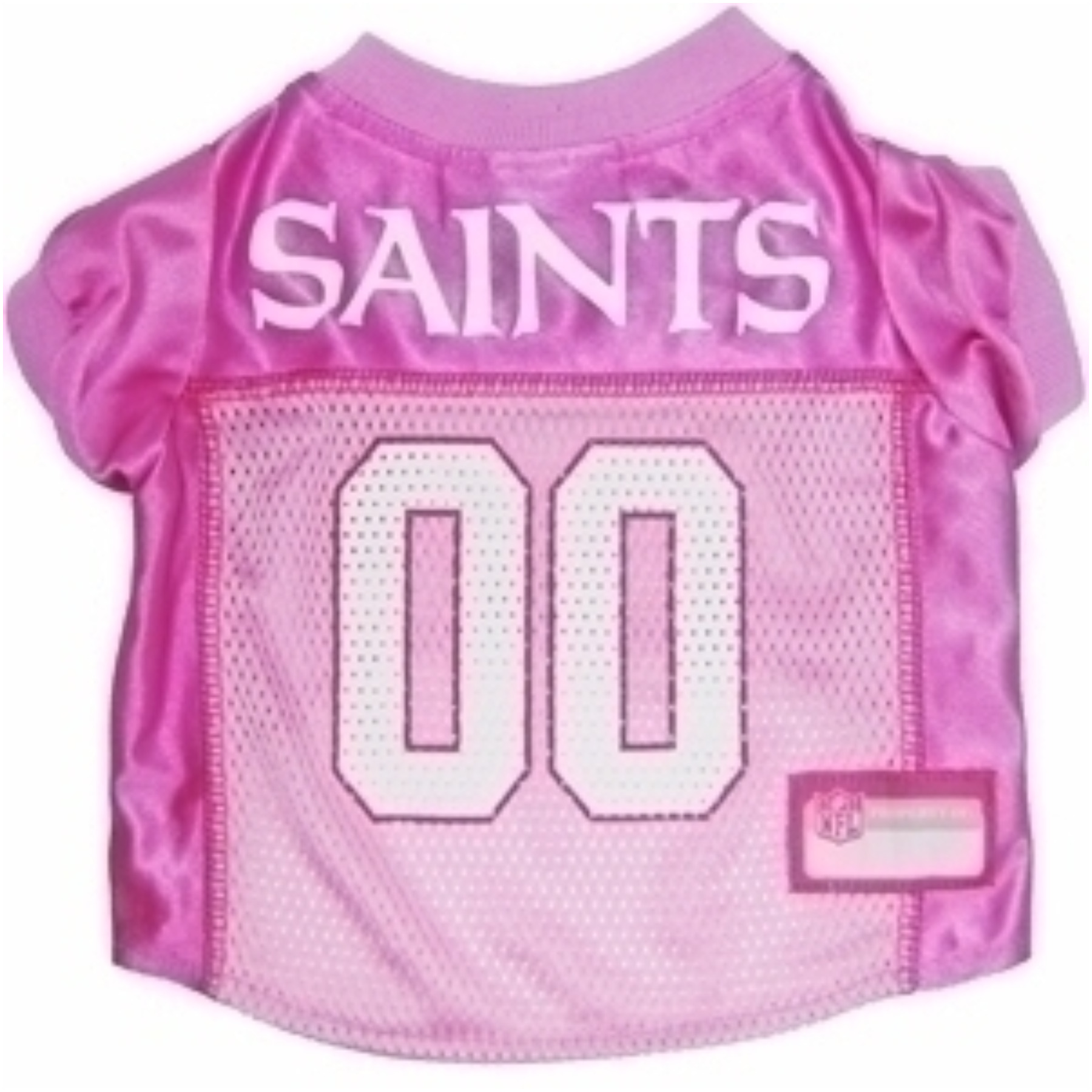 New Orleans Saints Dog Jersey - Pink