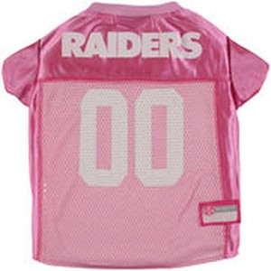 Oakland Raiders Dog Jersey - Pink