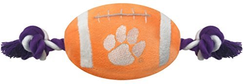 Clemson Plush Football Dog Toy