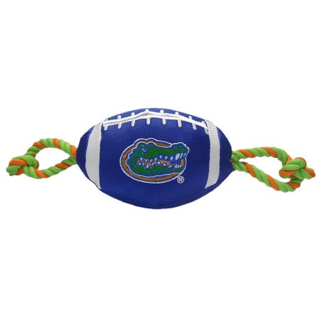 Florida Gators Plush Football Dog Toy