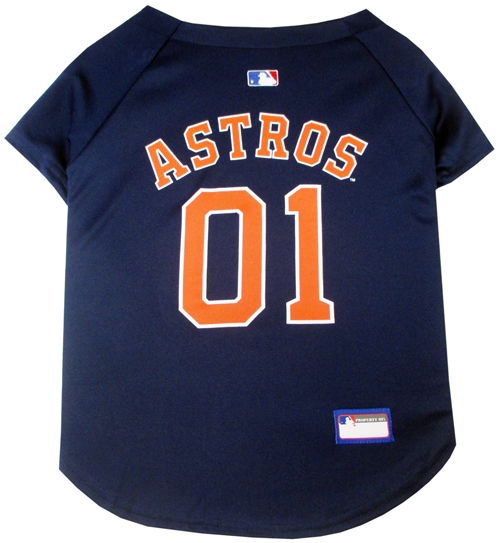 Houston Astros Dog Jersey - Large