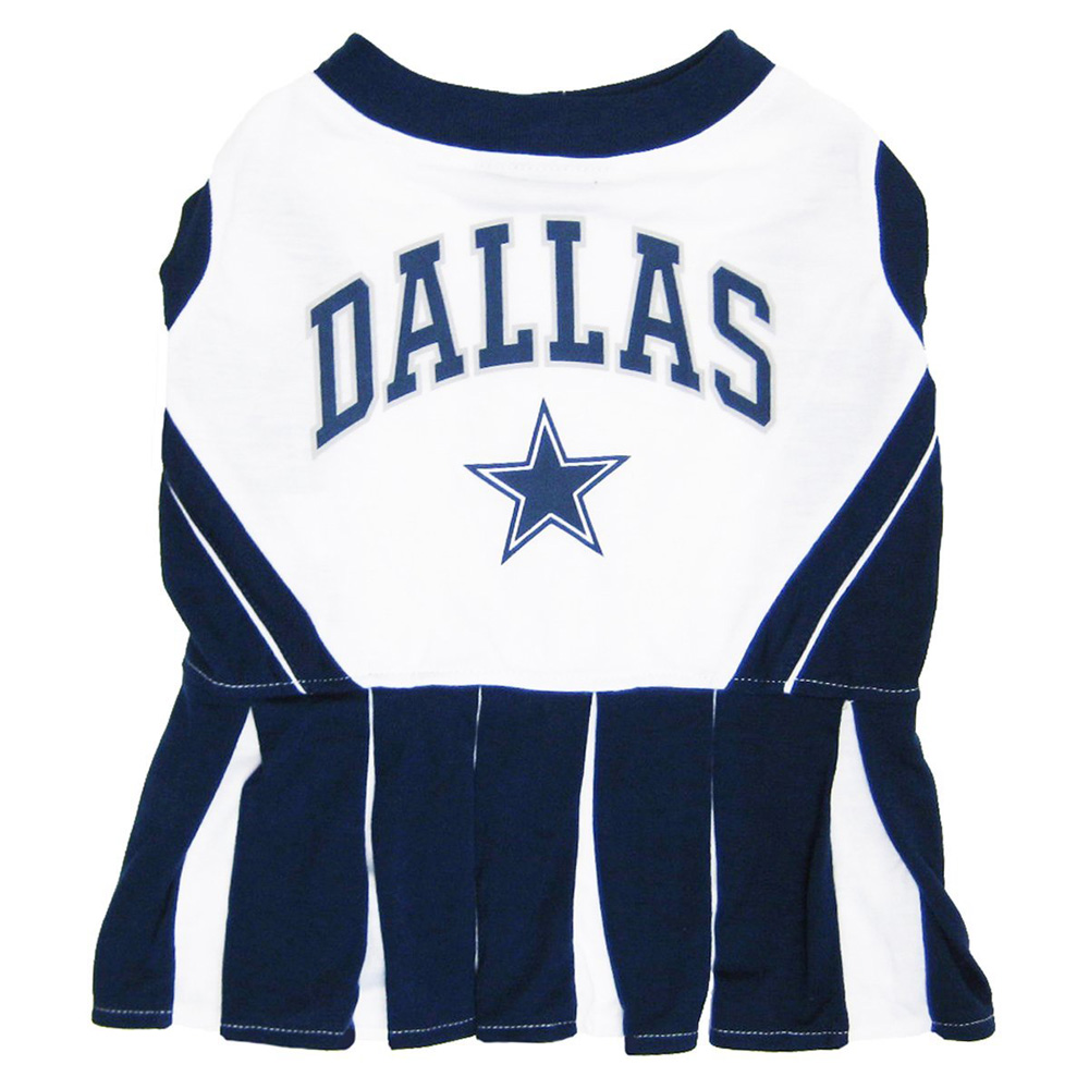 Dallas Cowboys Cheerleader Dog Dress - Medium
