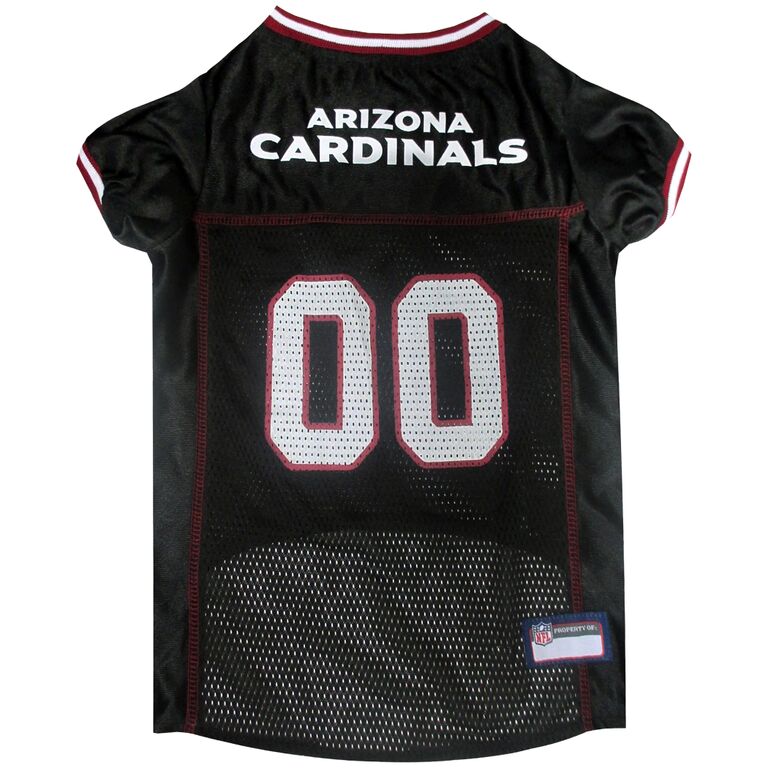 Arizona Cardinals Dog Jersey - Black - Large