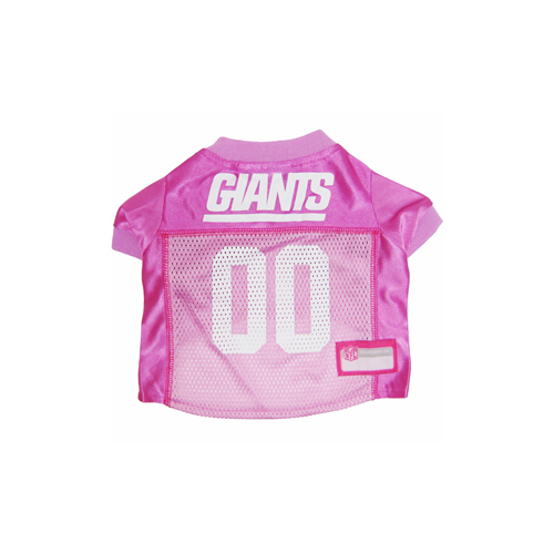 New York Giants Dog Jersey - Pink - Large