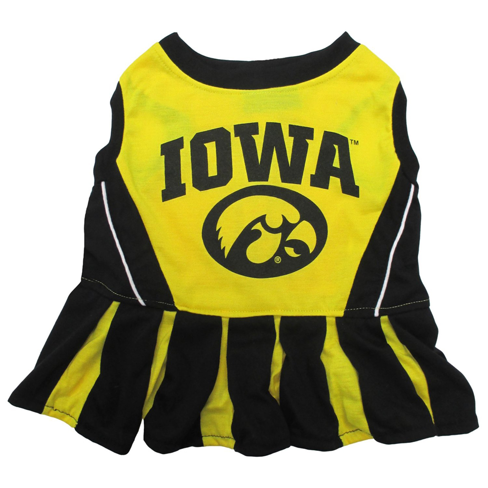 Iowa Hawkeyes Cheerleader Dog Dress - Small