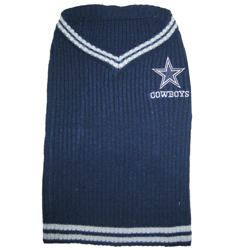 Dallas Cowboys Dog Sweater - Large