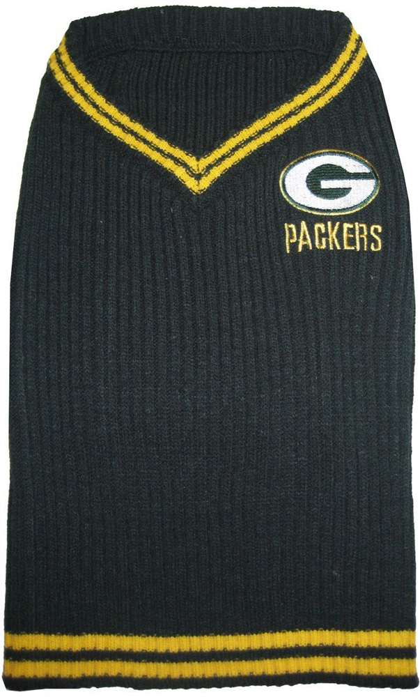 Green Bay Packers Dog Sweater - Large