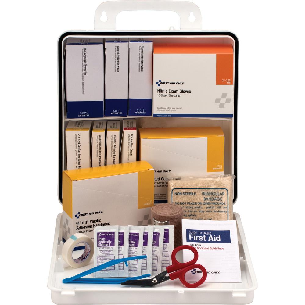 First Aid Only 75 Person Office First Aid Kit - 312 x Piece(s) For 75 x Individual(s) - 9.8" Height x 3" Width x 10.8" Length - 