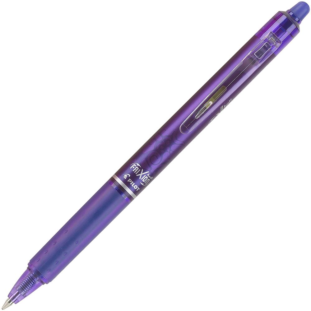 Pilot FriXion .7mm Clicker Erasable Gel Pens - Fine Pen Point - 0.7 mm Pen Point Size - Needle Pen Point Style - Retractable - P