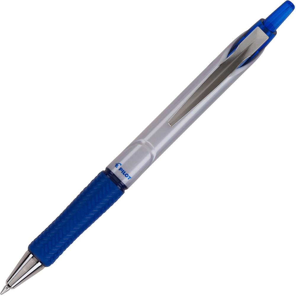 Pilot Acroball Pro Hybrid Ink Ballpoint Pen - Medium Pen Point - 1 mm Pen Point Size - Refillable - Retractable - Blue Advanced 