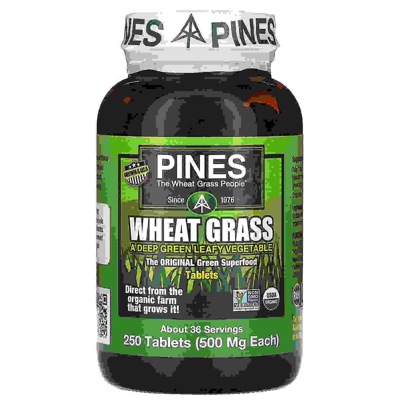 Pines International Wheat Grass 500mg Tabs (1x250 TAB)