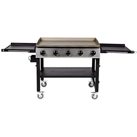 PIT BOSS 5 BURNER GRIDDLE W/2 FOLDING SIDE SHELVES  PB5BGD