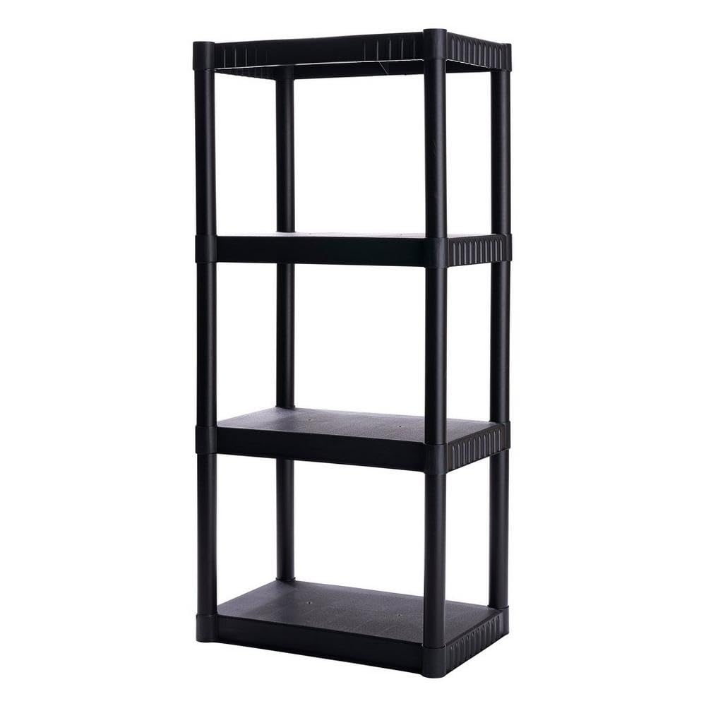 4SHELF STANDARD DUTY BLACK 50LBS/SHELF 48INx23INx14IN