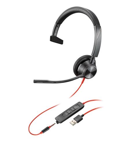 BLACKWIRE 3315 USB-A SINGLE EAR