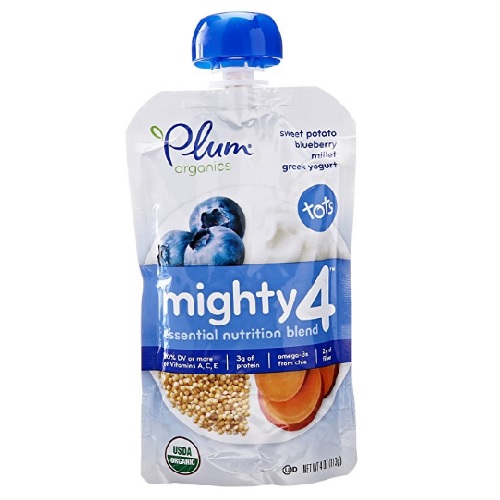 Plum Organics Sweet Potato, Blueberry, Millet & Greek Yogurt (6X4 OZ)