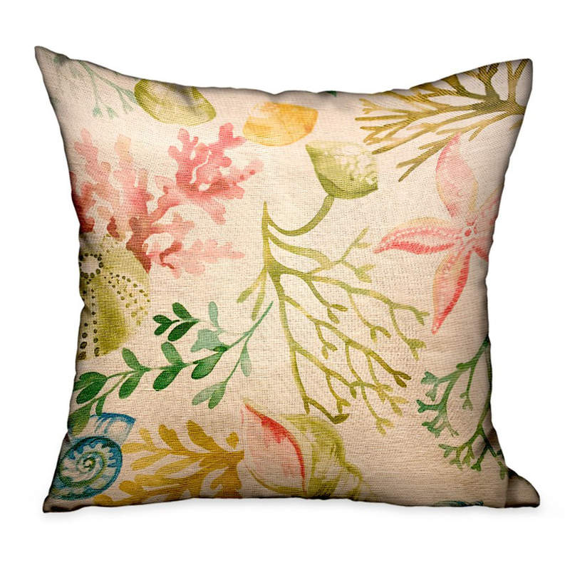 Plutus Floral Luxury Throw Pillow Double sided  24" x 24" Multi