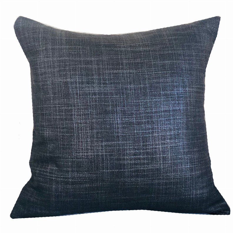 Plutus Handmade Luxury Pillow Double sided  16" x 16" Gray
