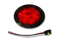 4IN 6-LED TAILLIGHT, FLANGE STYLE W/PIGTAIL