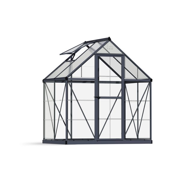 Palram - Canopia Hybrid 6' x 4' Greenhouse - Gray