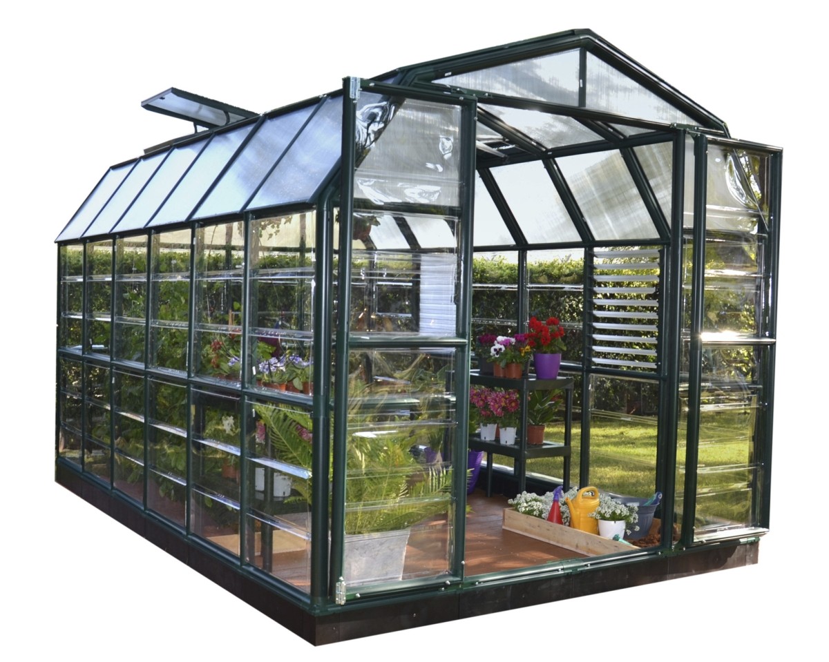 Palram - Canopia Prestige 8' x 12' Greenhouse - Clear