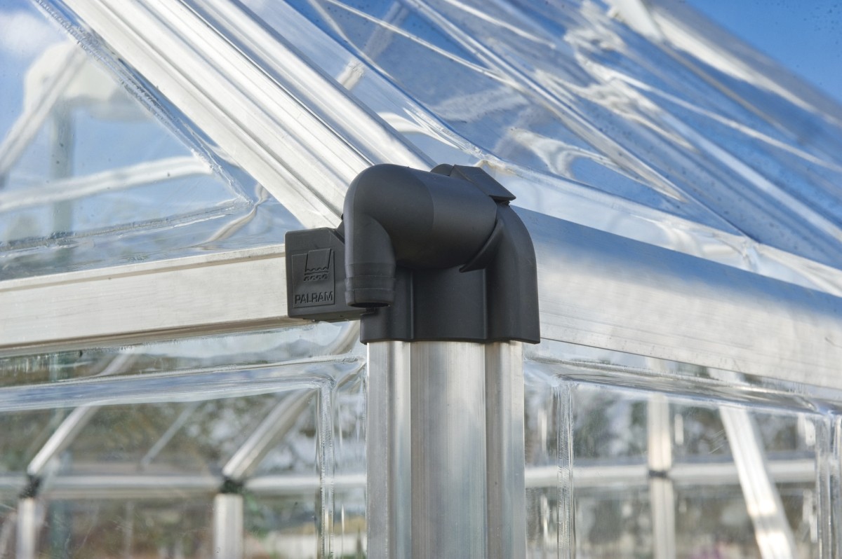Palram - Canopia Snap & Grow 8' x 32' Greenhouse - Silver