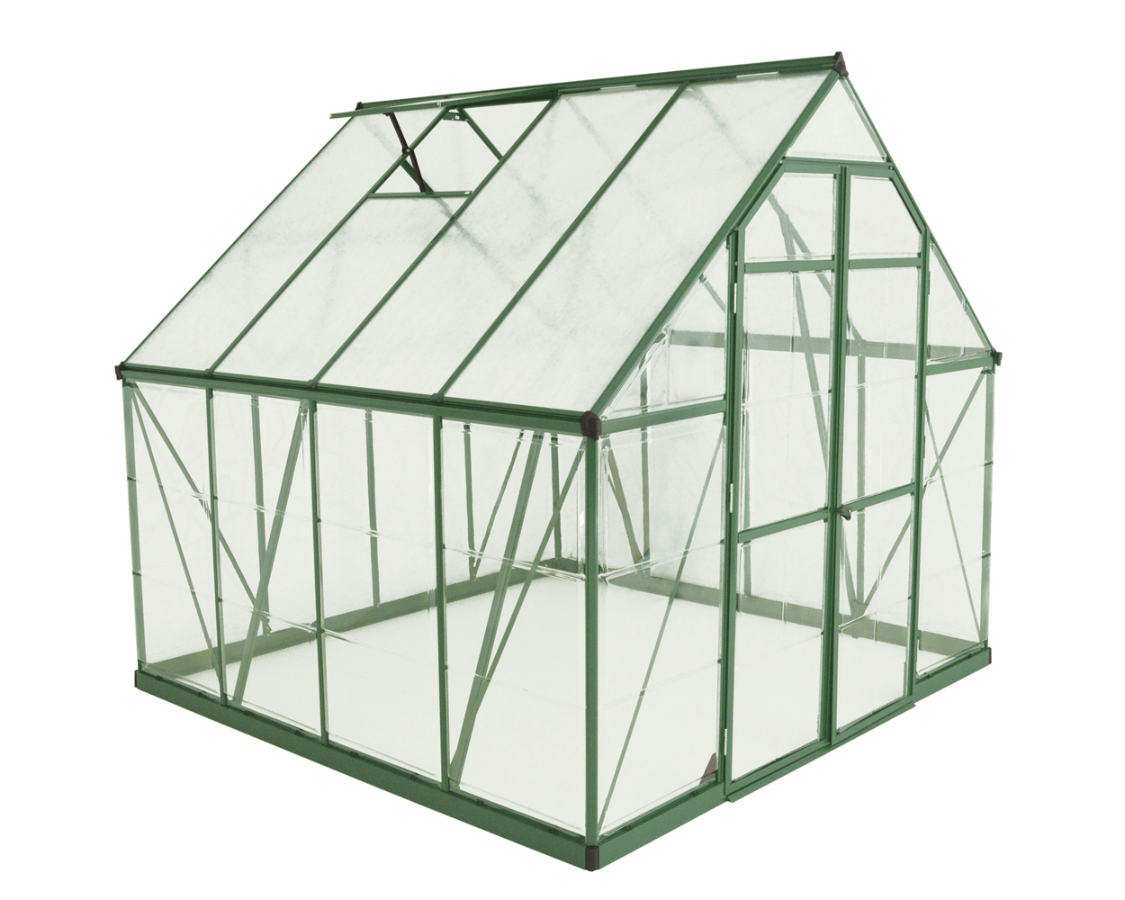 Palram - Canopia Balance 8' x 8' Greenhouse - Green