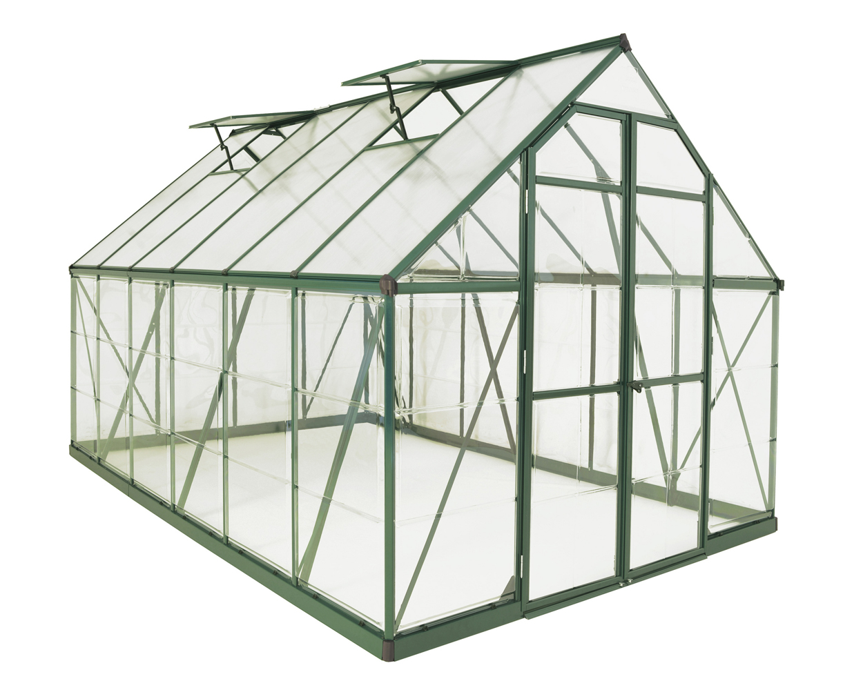 Palram - Canopia Balance 8' x 12' Greenhouse - Green