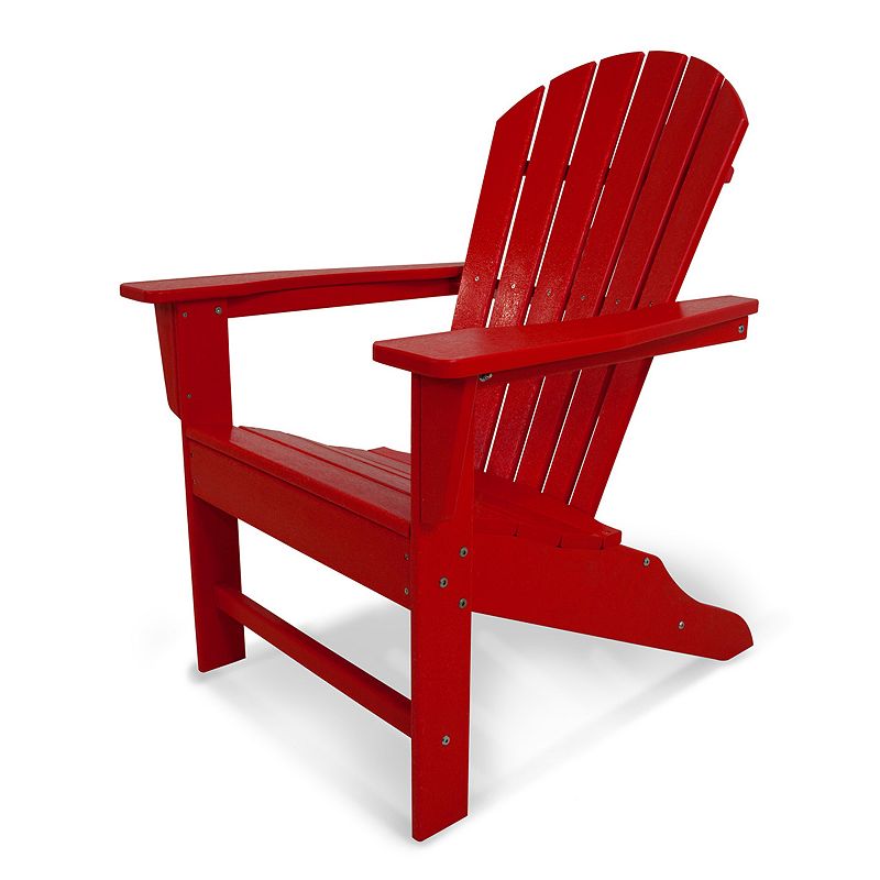 Polywood South Beach Adirondack In Sunset Red
