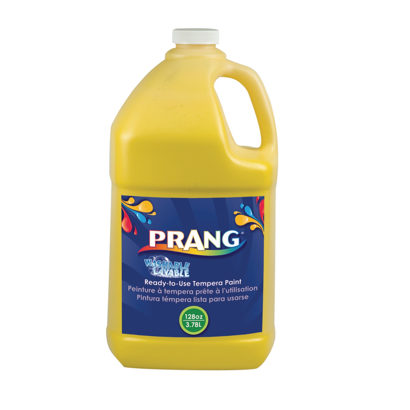 Washable Paint, Yellow, 1 gal Bottle