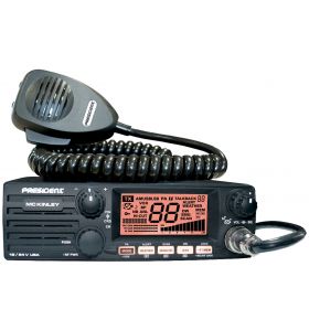 President - MCKINLEY Deluxe Am/Ssb Cb Radio With Selectable 3 Color Face, Mic/Rf Gain, Swr Circuit, Talk-Back, Roger Beep,  Noaa