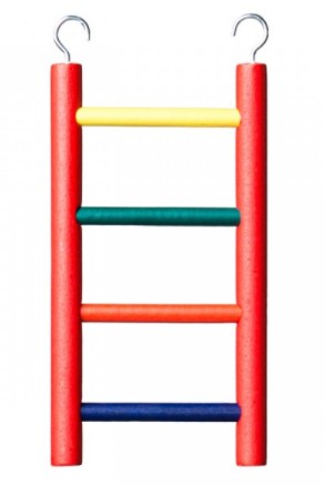 Prevue Hendryx 5-rung Wood Bird Ladder - Multi-color