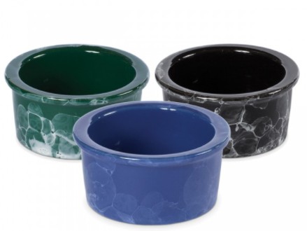 Prevue Hendryx Ceramic Dish - Assorted Colors - 4 oz