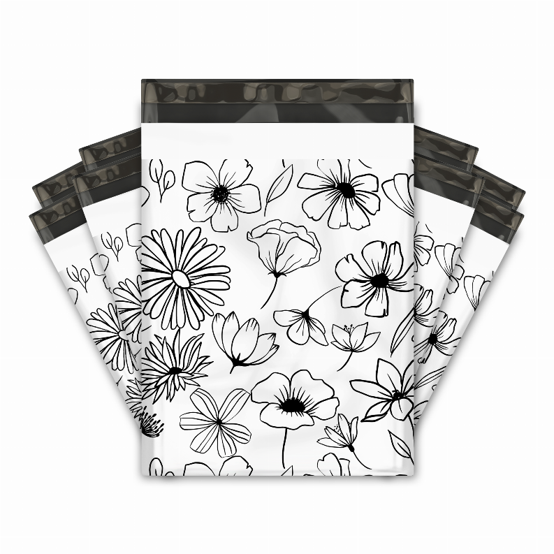 Poly Mailers - 50ct Floral