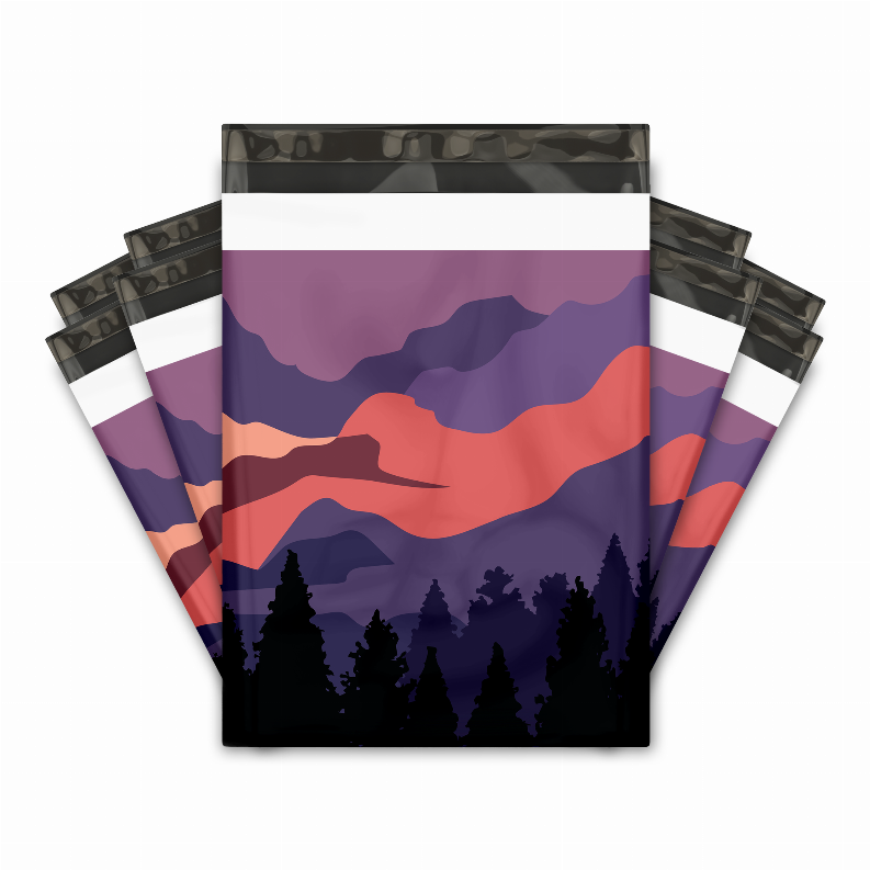 Poly Mailers - 10ct Mountains