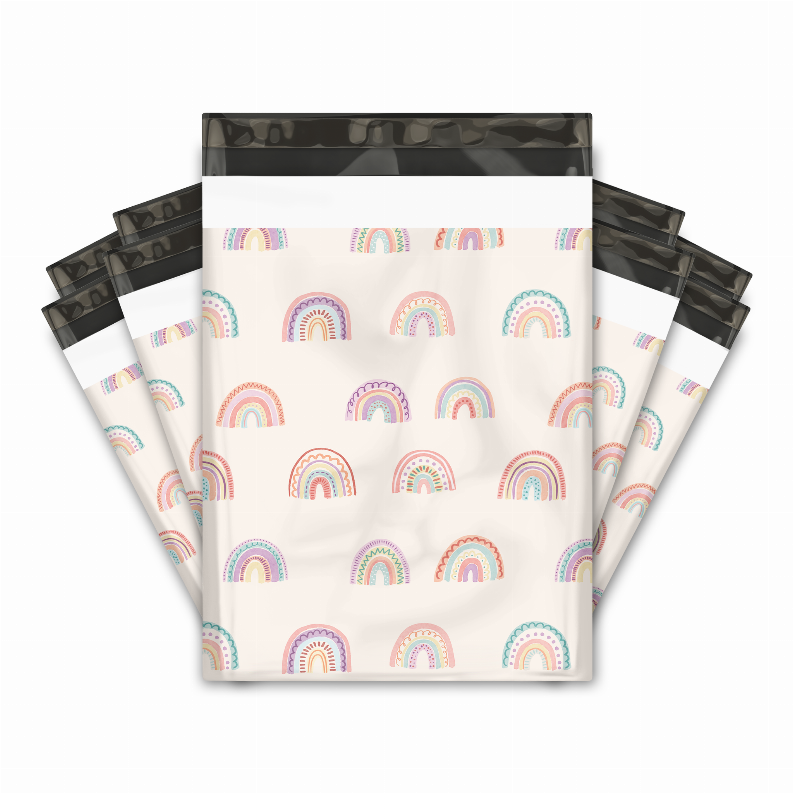 Poly Mailers - 500ct Boho Rainbow