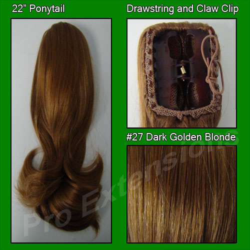 #27 Golden Blonde Ponytail