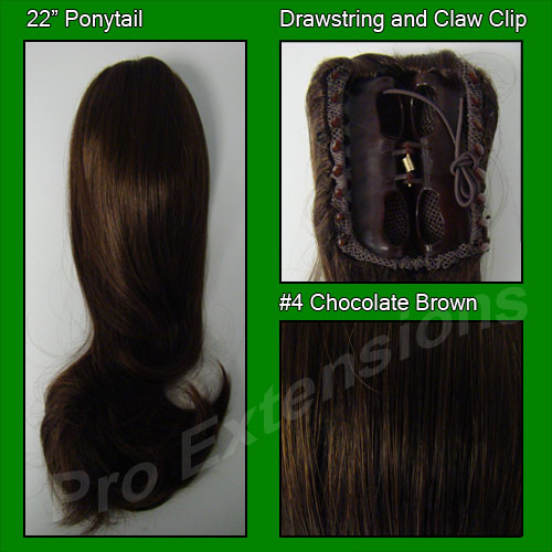 #4 Chocolate Brown Ponytail