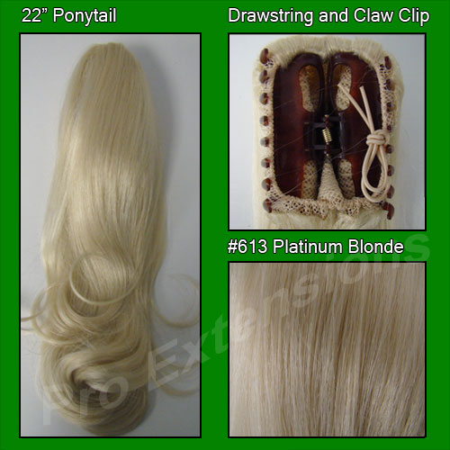 #613 Platinum Blonde Ponytail