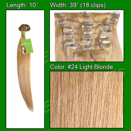 #24 Light Blonde - 10 inch